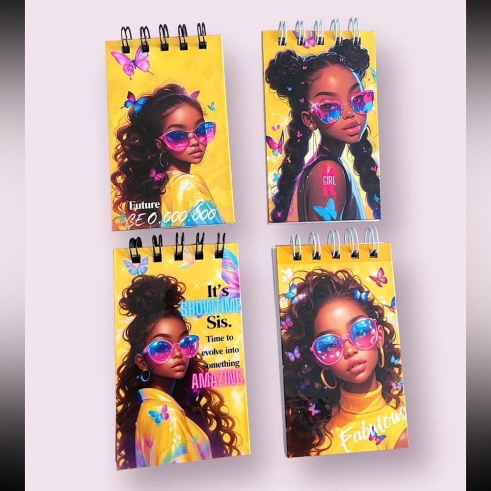 (4) 3x5 Black Girl Magic Notepads